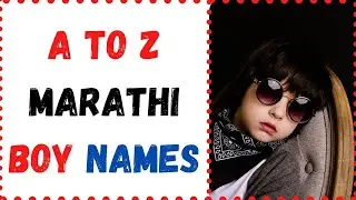 💖 Modern 2025 ᐅ Top 30 Marathi baby boy names