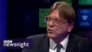 Guy Verhofstadt: Theresa May's 'cherry picking' on Brexit will not work  - BBC Newsnight