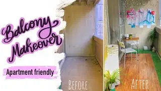 Japanese Inspired Balcony Makeover | APARTMENT FRIENDLY | DIY