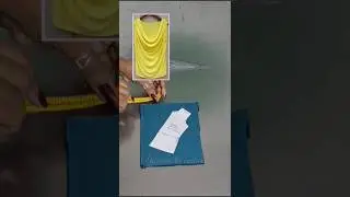 Блузка с драпированным вырезом #шитьё