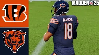 Bengals vs Bears (Caleb Williams) Preseason Week 2 | Madden 25 | Full Game Simulation