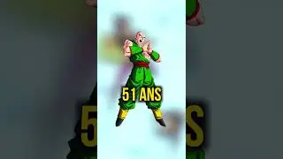 Dragon ball : l&rsquo;&acirc;ge des personnages dans dbz #dragonball #dbz #shorts