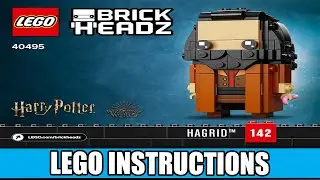 Lego Instructions | BrickHeadz Harry Potter | 40495 | Harry, Hermione, Ron & Hagrid (Hagrid)