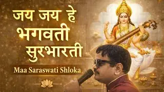 जय जय हे भगवती सुरभारती | Maa Saraswati Shloka | Voice: Swadhin Kumar Pradhan