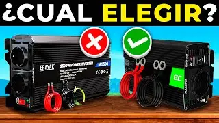 ✅ Los 5 MEJORES INVERSORES de CORRIENTE 2025 Calidad Precio | CONVERTIDORES de 12V a 220V para COCHE