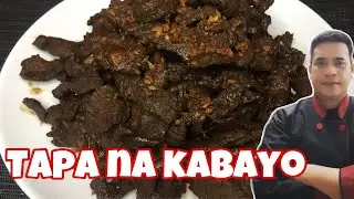 TAPANG KABAYO | THE BEST NA PULUTAN | HOW TO COOK HORSE MEAT