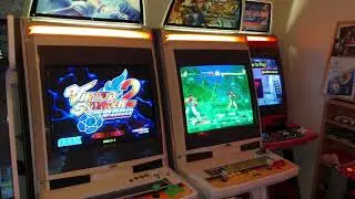 Kevin2me - 2017 Arcade Room - Sega Rally Twin Outrun 2 SP Candy Cabs Naomi AWSD Astro