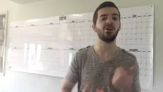 Dry Erase Wall Calendar