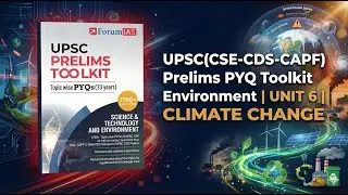 UPSC (CSE-CDS-CAPF) Prelims PYQ Toolkit (1991-2025) | Environment | UNIT 6 | CLIMATE CHANGE