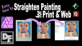 Выпрямление картины для печати или веб-обучения по Affinity Photo