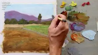 Oil Painting Tutorial -  A farm near Mulshi