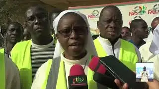 Le complexe scolaire Guira Imana de Ouagadougou offre 42 tonnes de sable à Faso Mêbo