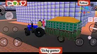 गांव से चल दिए🤑शहर की ओर गेहूं को लेकर🤑ट्रॉली मे भर 🤑मां और पिताजी के साथ🚜tractor ka Jabardast stand