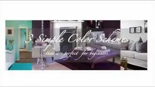 3 Simple Colors Schemes Perfect for Beginners | Online Interior Design Services