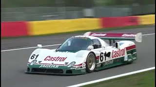 Jaguar XJR10 IMSA GTP on Spa Classic 2023 : V6 Turbo Sound ! [HD]