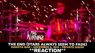 Musicians REACT to The Warning: The End Stars Always Seem To Fade (Dakota Bar December 2018)