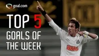 Top 5 INCREDIBLE goals in Brazil Neymar, Paulinho