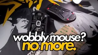 How to fix mouse wobble on a glasspad - Quick and easy tutorial.