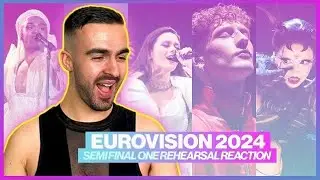 EUROVISION 2024 | Semi Final 1 Rehearsals | REACTION