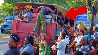 CUBA SIN COMBUSTIBLE: As&iacute; est&aacute; el TRANSPORTE EN CUBA 🇨🇺 Calles de La Habana
