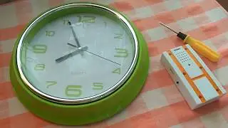 Переделка настенных часов с батарейки 1xAA на 2xAAA