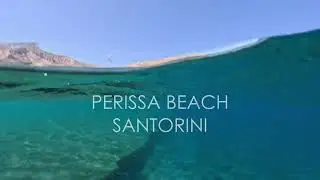 Perissa Beach in Santorini - Underwater