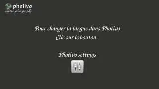 Photivo en francais - Comment changer de langue.