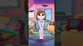 My angel 2 cute girl makeover fun  full entertainment #trending #talking angela #funny #short viral