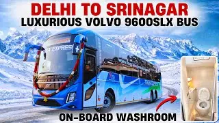 Delhi to Srinagar in Volvo 9600 SLX | Luxury Sleeper Bus with Onboard Washroom | Tegra Express
