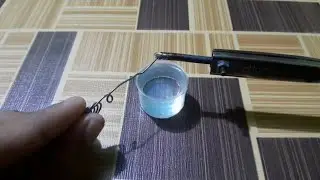 Soldering iron || glue in water 💧 || exprement 