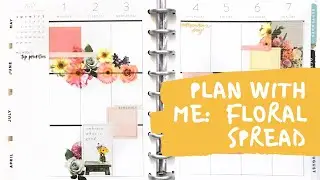 Plan With Me: Floral Spread