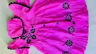 সাধারণ একটা জামাকে যেভাবে অসাধারণ বানলাম #youtube #viraldesigns #dress #babyfrock #dailyblog #vlogs