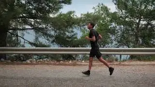 Gentle jogging - Side view - Animation reference