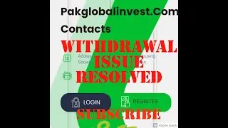 pak globalinvest withdrawal issue solved
