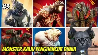 JADI BURNING GODZILLA DAN GHIDORAH MENGHANCURKAN KOTA - Monster Evolution Hit And Smash Part 3