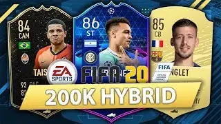 INVINCIBLE 200K HYBRID w/ TOTGS MARTINEZ! FIFA 20 SQUAD BUILDER