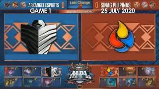 ARKANGEL VS SINAG [GAME 1] 25 JULY 2020 [MAIN QUALIFIERS] | MPL PHILIPPINES SEASON 6