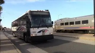 Full HD 60FPS: Railfanning the North Jersey Coast Line in Belmar with Alternate Service