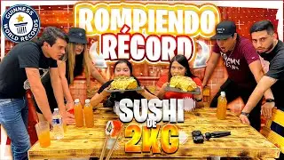 ROMPIENDO EL RECORD DE COMER SUSHI DE 2 KG CON LAS ROCKSTARS
