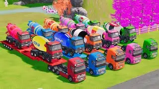 ТРАНСПОРТИРОВКА ВСЕХ ЦВЕТОВЫХ АВТОБЕТОНОВ С VOLVO TRUCK, KENWORTH, VOLVO, RENAULT, SCANIA, ELKON,...