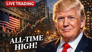 Stock Market All-Time High! Live Trading Stocks Futures $MU $NVDA $PLTR $TSLA