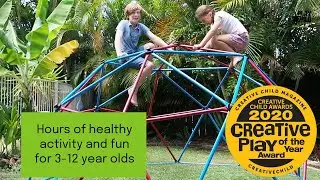 Best Kids Climbing Dome by Play Wild - Check out the Jungle Gym Climber in Action