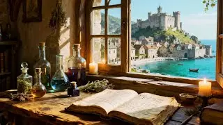 Medieval Music Instrumental 🏰 The Alchemist's Journal of the Seaside and Mystic Ambience