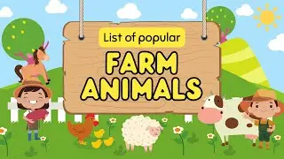 Online Farm Animal Game | Facts about Farm Animals | Farm Animal Sounds | List of Farm Animals