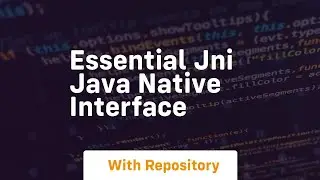 essential jni java native interface