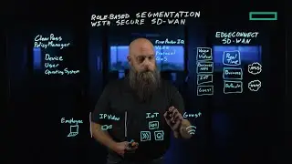 Role-based segmentation with a secure SD-WAN