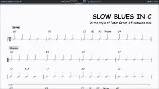Slow Blues Jam Track in C (in the style of Peter Green's Fleetwood Mac)