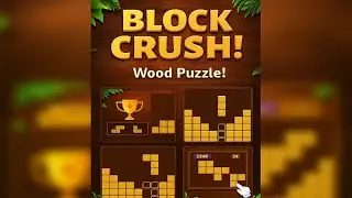 Block Crush! 🧩🪵 | Relaxing Wood Block Puzzle Gameplay (Android)