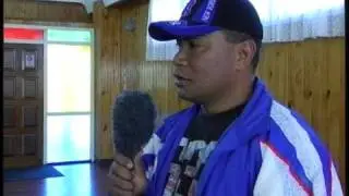 Aahi in New Zealand with Vava'u Rugby Team
