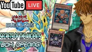 SECRETS OF THE ANCIENTS BOX OPENING! Yu-Gi-Oh! Duel Links aRenG Life Live Stream